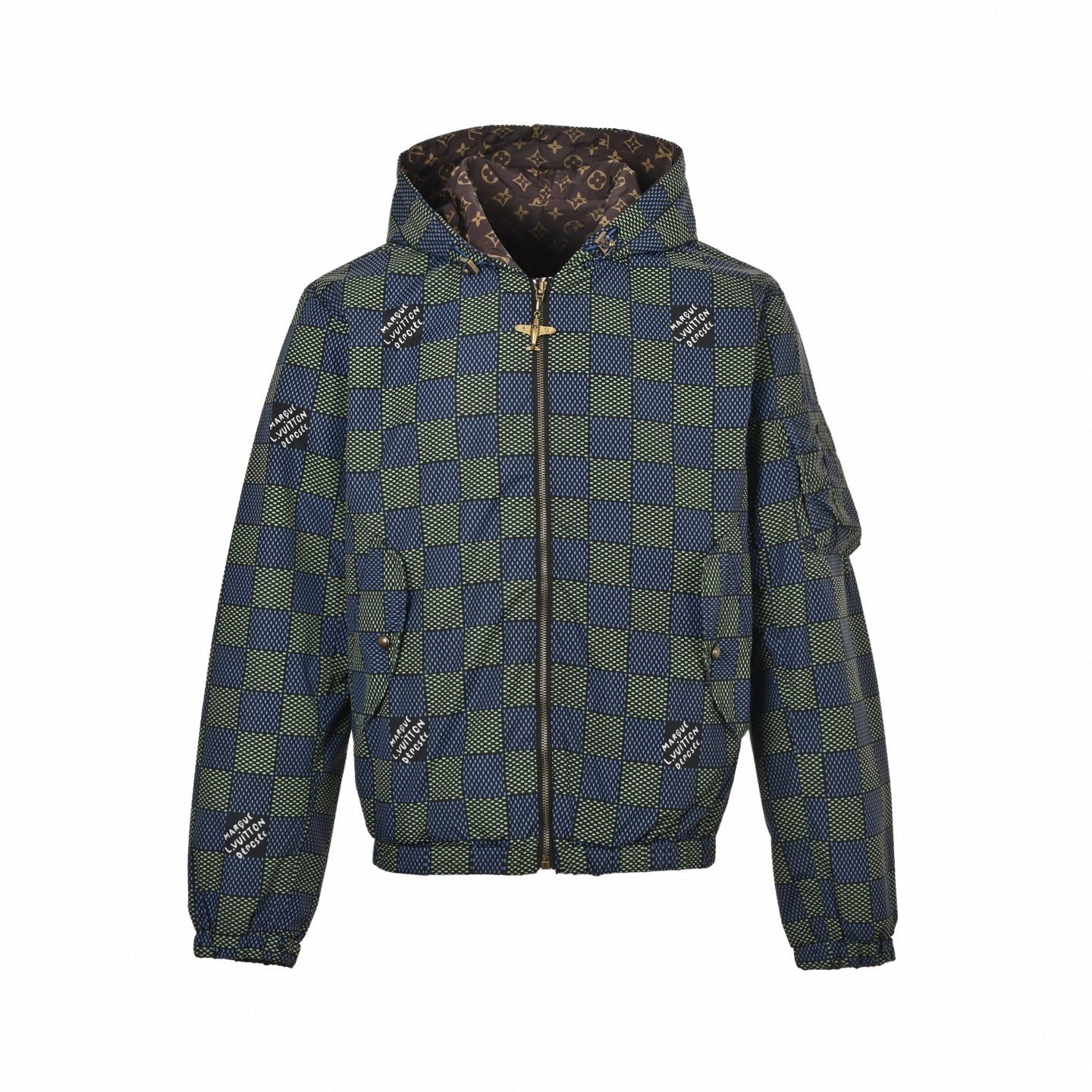 Reversible Damier & Monogram Windbreaker