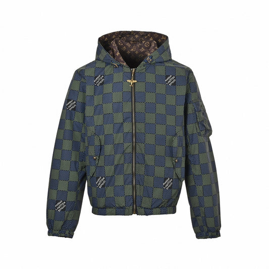 Reversible Damier & Monogram Windbreaker