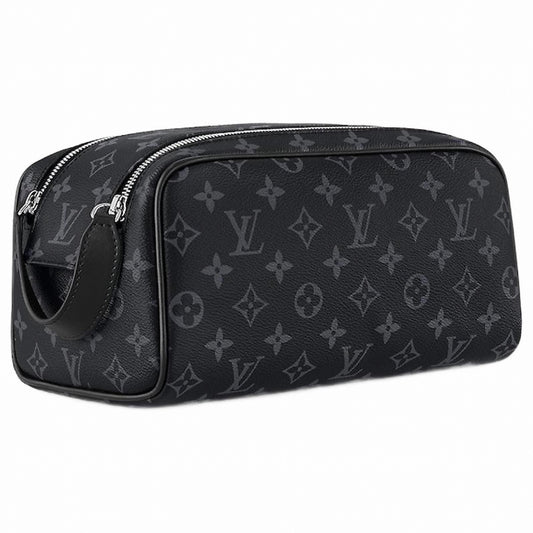 Monogram Eclipse Dopp Kit Bag | Black & Grey