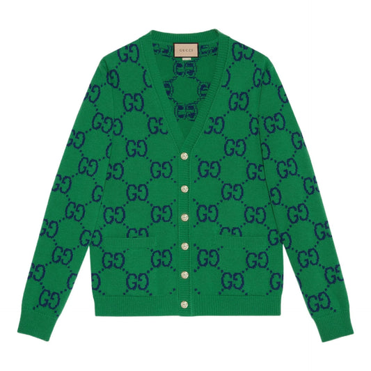 GG Jacquard Knit Cardigan
