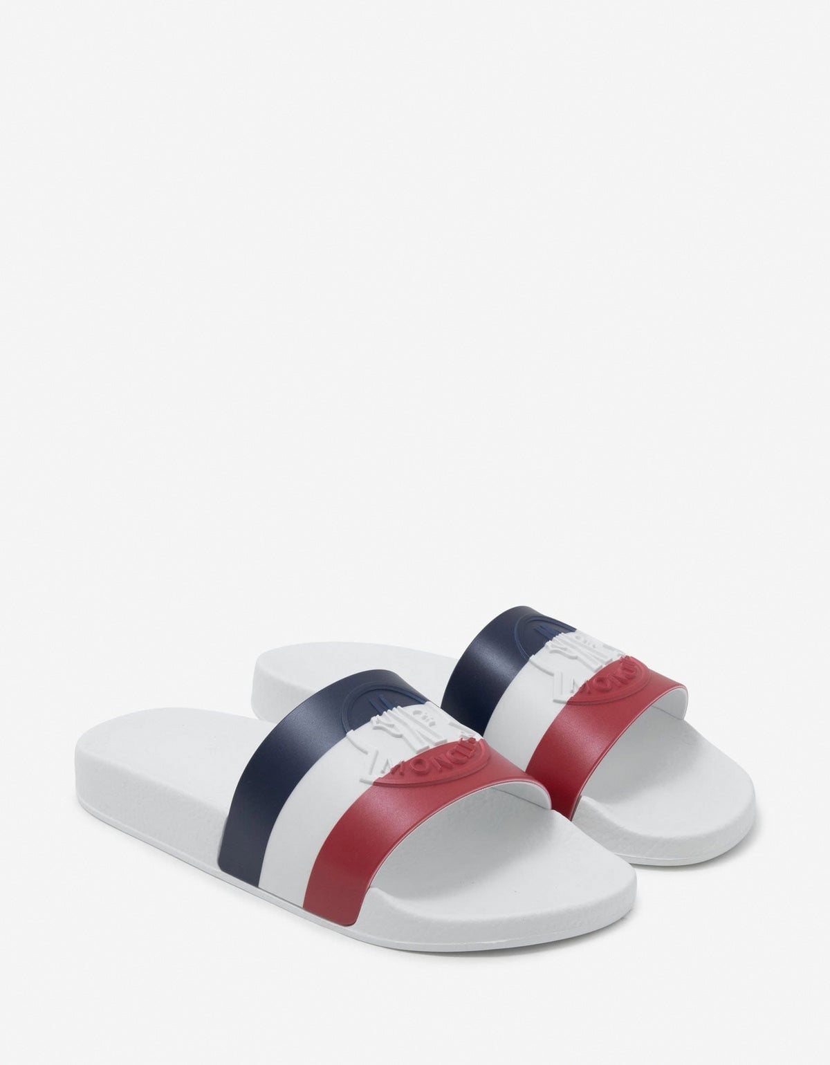 'Basile' Tricolor Rubber Slides – HauteRoma