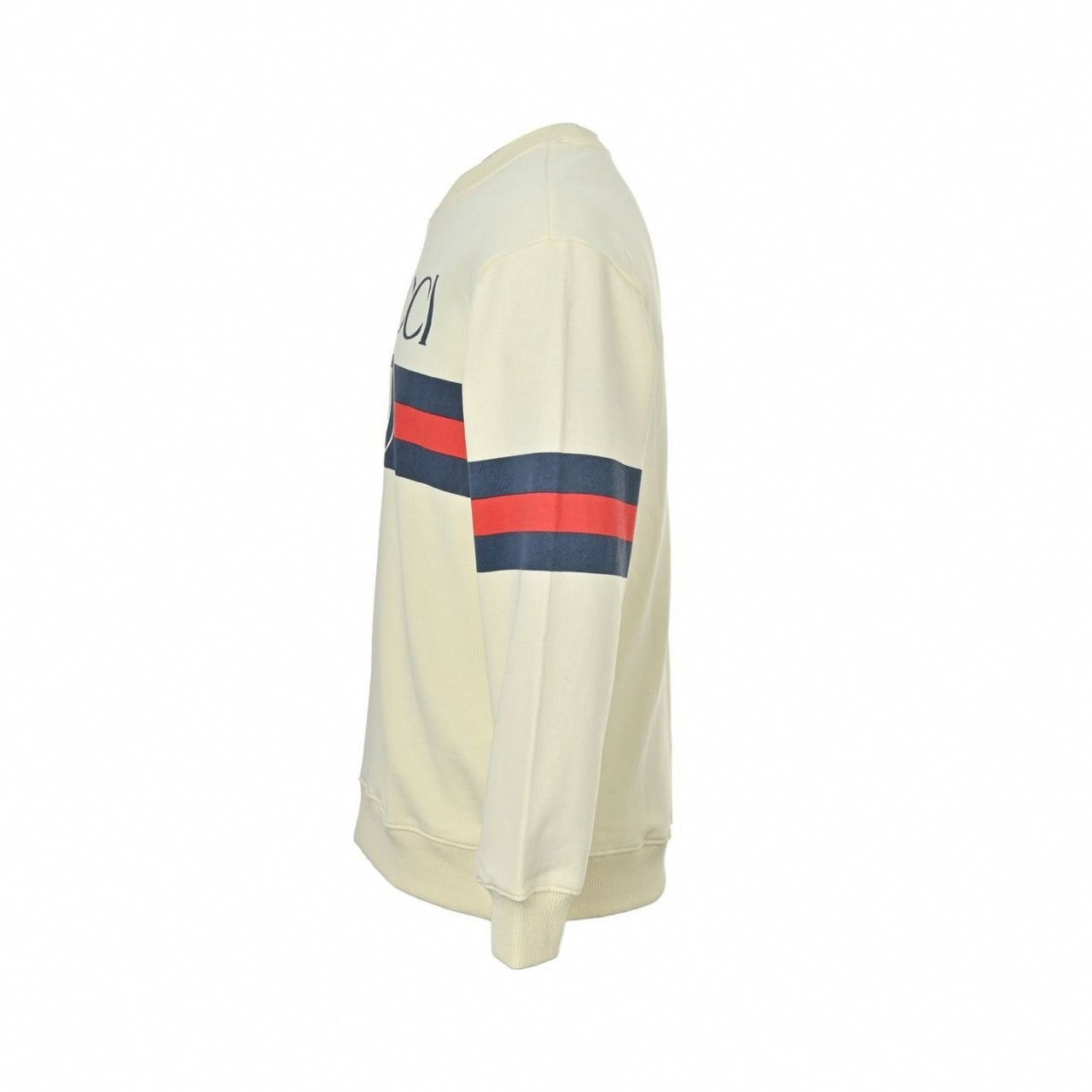 Web Stripe & Interlocking G Crewneck Sweatshirt