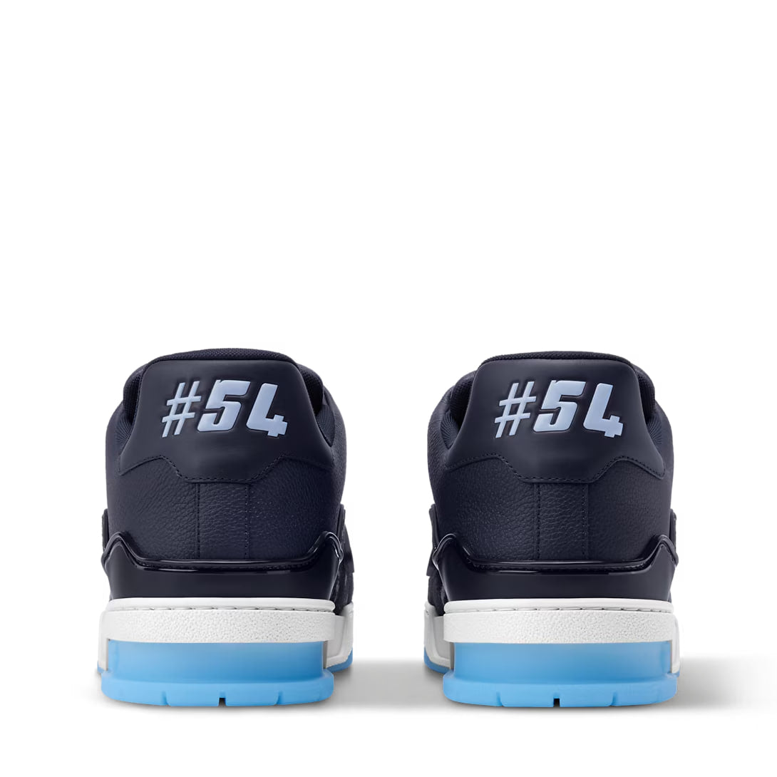 Navy Monogram Denim & Icy Sole LV Trainer