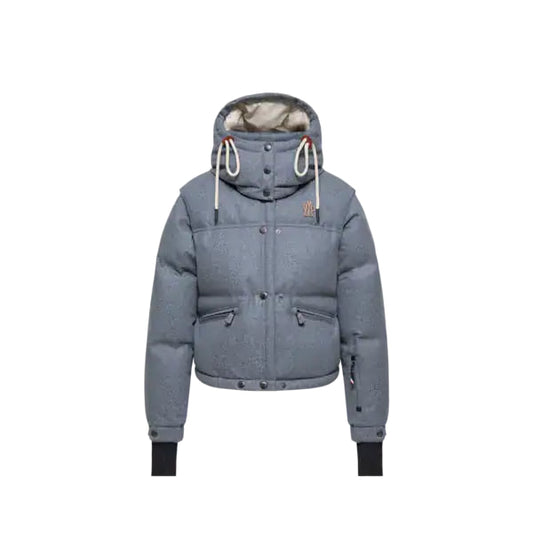 Convertible Puffer Jacket - Slate Grey