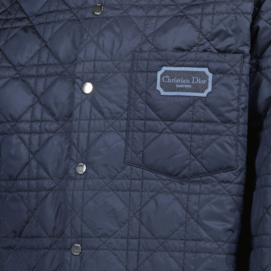 Quilted cannage overshirt