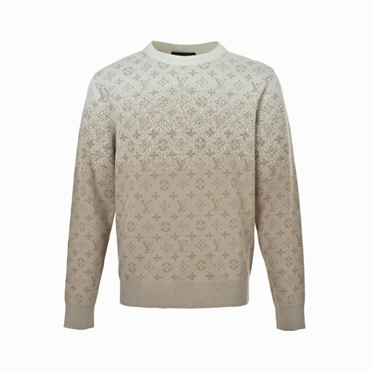 Gradient Monogram Cotton Crewneck
