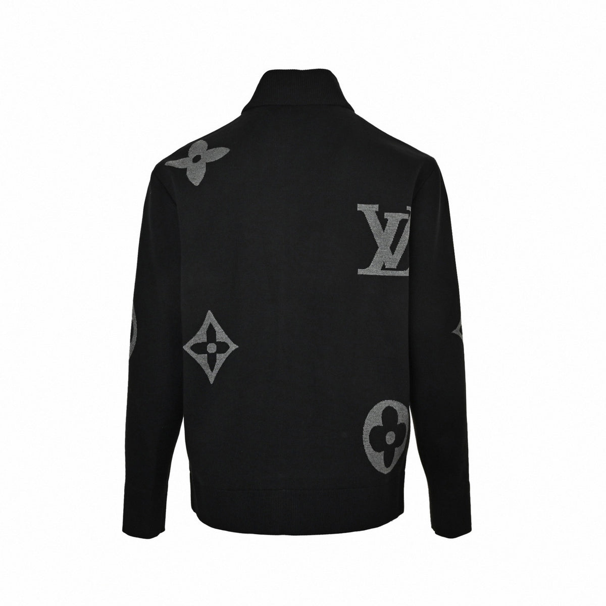 Giant Monogram Full-Zip Knit Jacket